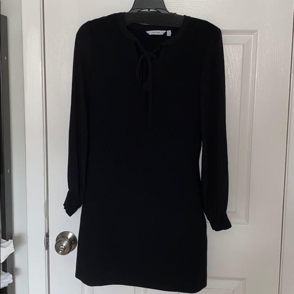 & other stories mini black dress